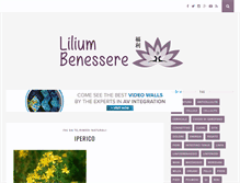 Tablet Screenshot of liliumbenessere.net